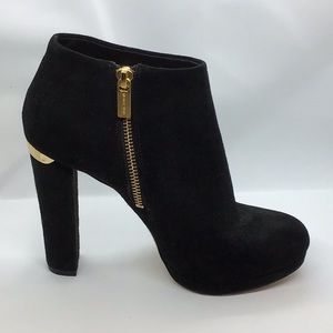 Michael Kors suede black booties Size 7